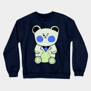 Green Teddy Bear Crewneck Sweatshirt